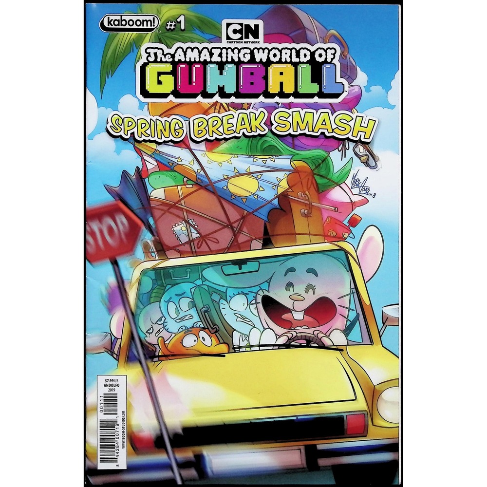 Amazing World of Gumball Spring Break Smash #1 Boom! Mirka Andolfo Comic Book